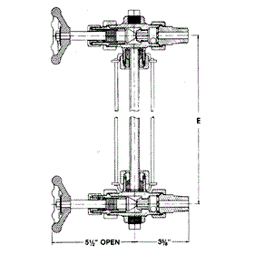 Archon Tubular Glass Gauge Valve, 945
